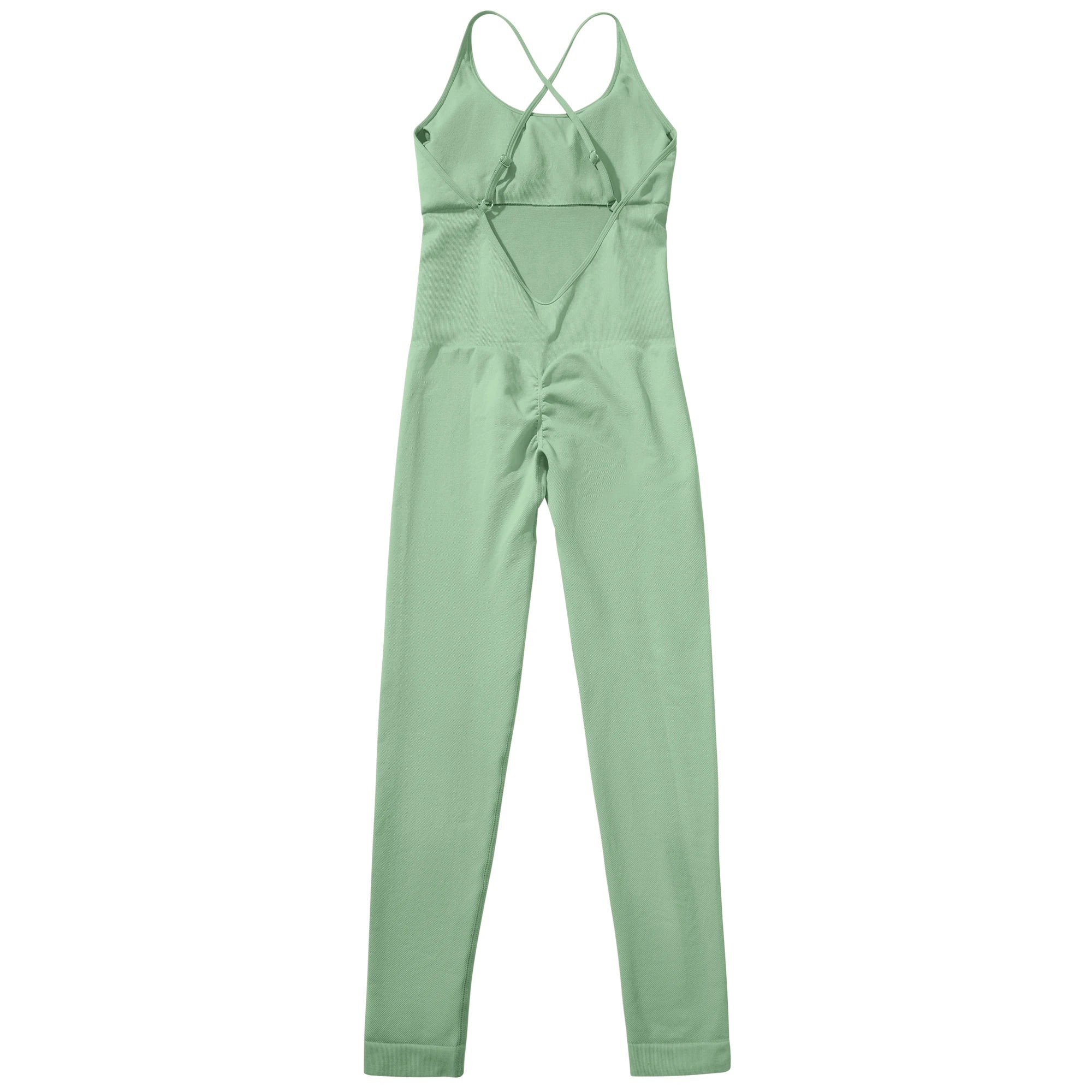 Solid Sexy Sleeveless Jumpsuit for Women Summer Backless Bodycon Romper Casual Playsuit Trendy Sportswear Streetwear