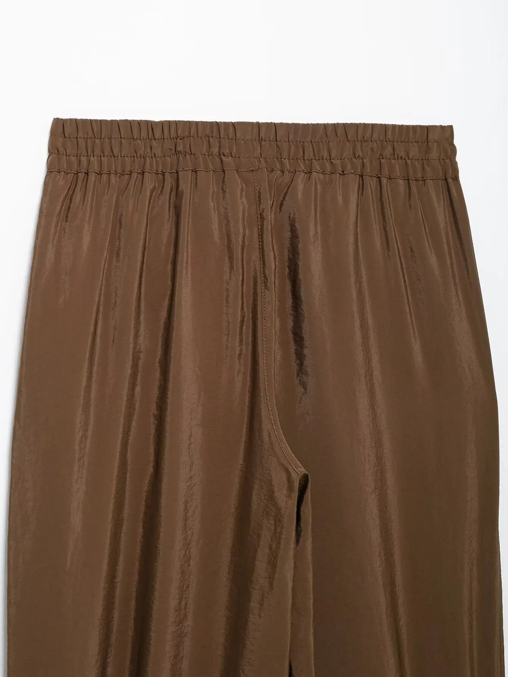 Women's Chic Pleated Tops and Trousers Set with Lapel Long Sleeves and High Waist Pants for Spring Summer Fashion