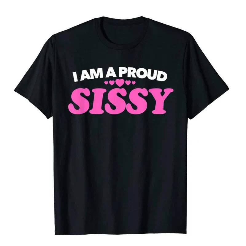 Summer Men's Pride T-Shirt I Am A Proud Sissy Funky Print Customizable Top