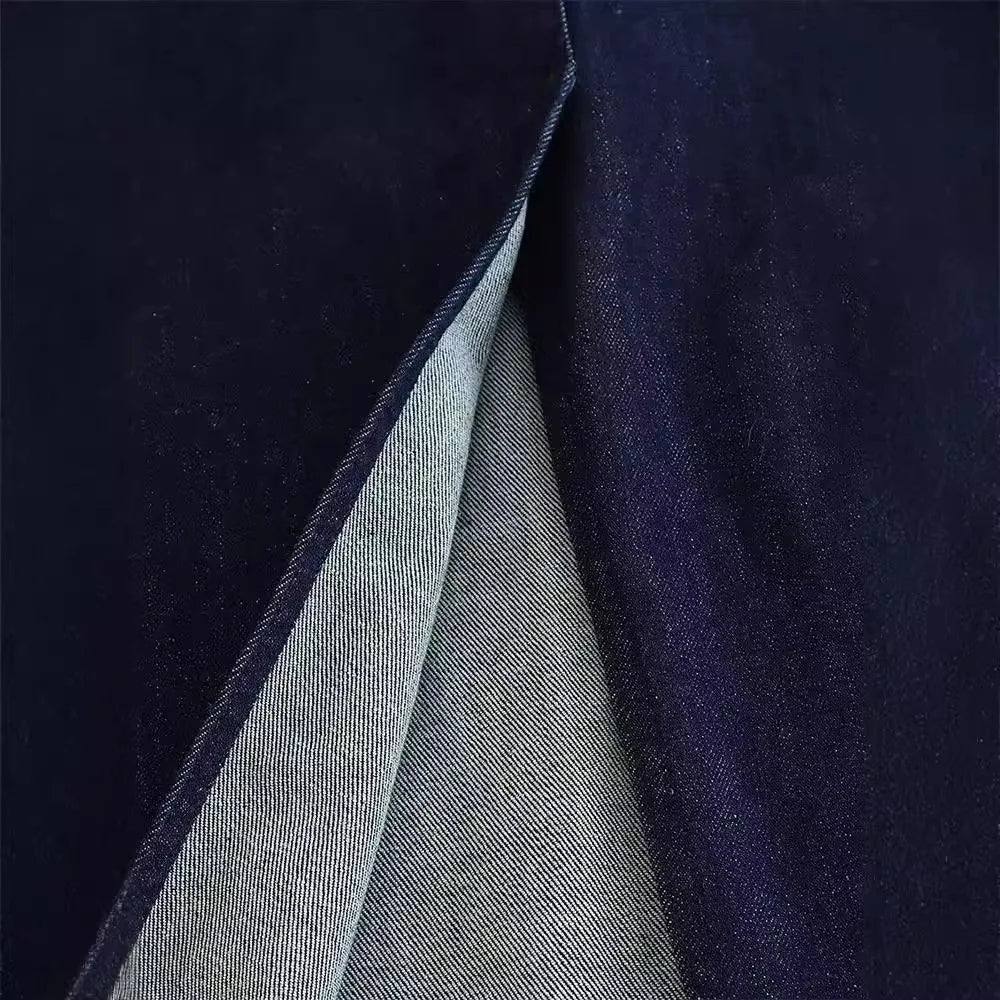 Cowgirl Style Collar Bodycon Dress With Long Skirt