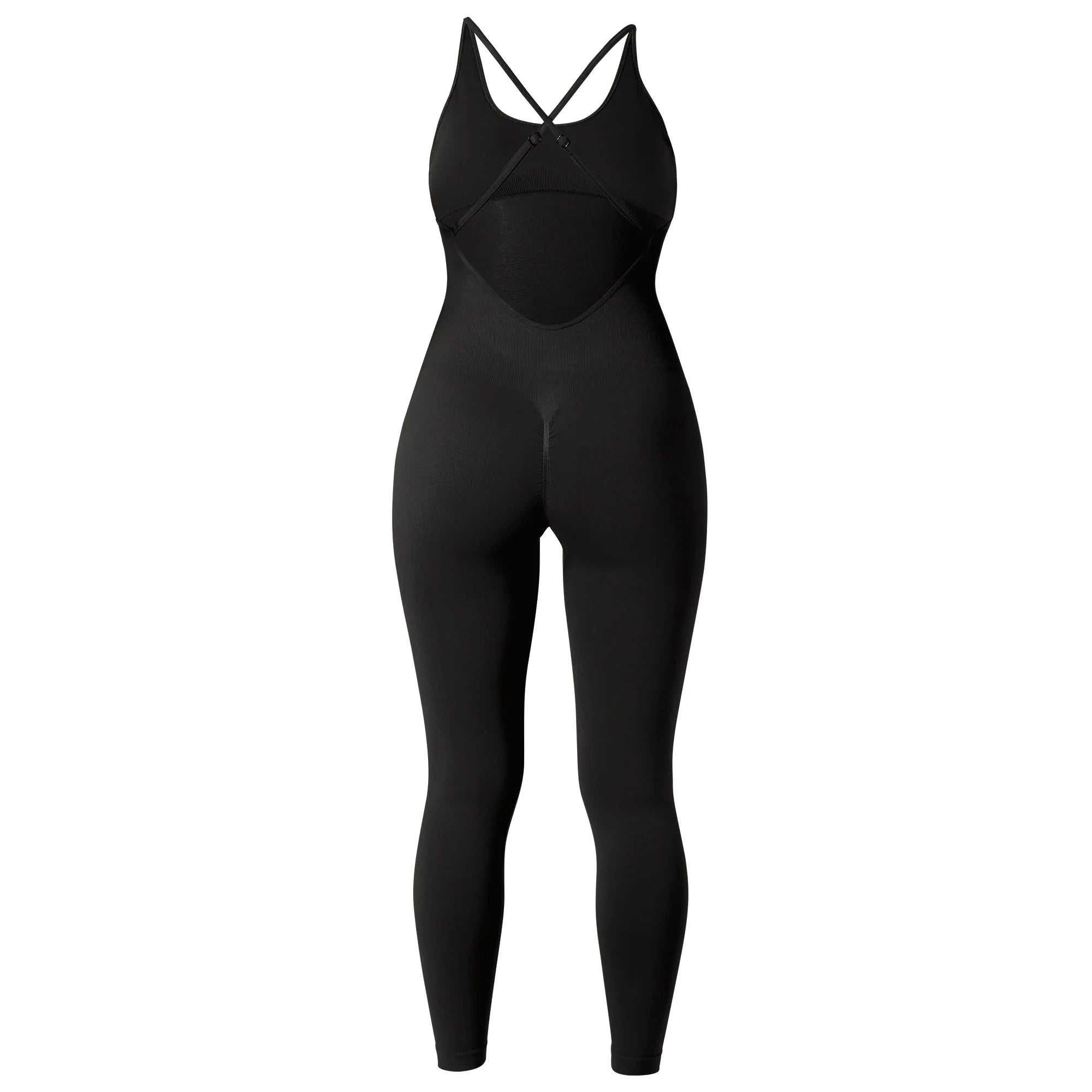 Solid Sexy Sleeveless Jumpsuit for Women Summer Backless Bodycon Romper Casual Playsuit Trendy Sportswear Streetwear