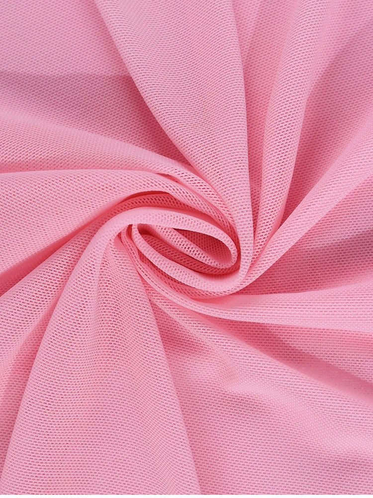 Sexy Hollow Out Bandage Mini Dress With Full Sleeves