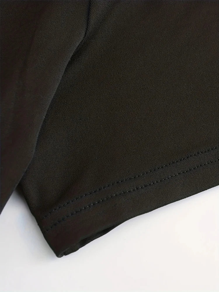 Mint Green Gradient Maxi Dress Side Pocket Short Sleeve