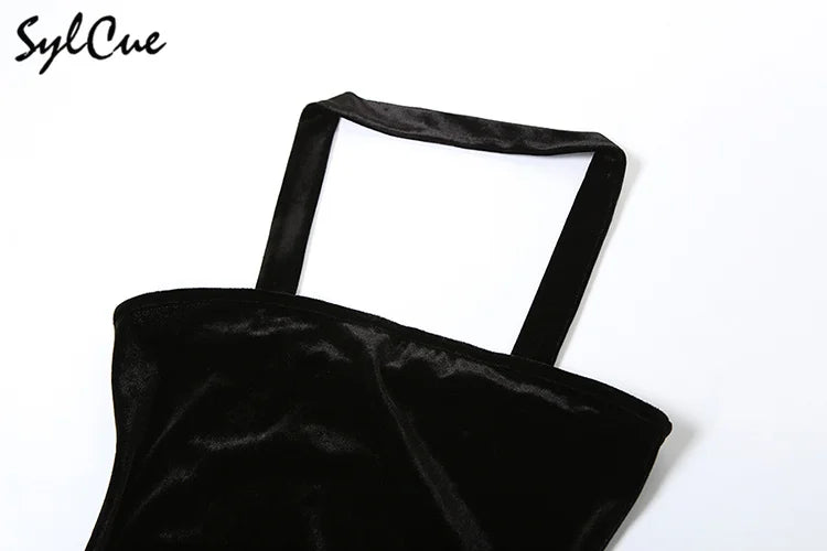 Black Halter Tulle Dress For Party Evening Wear Gown