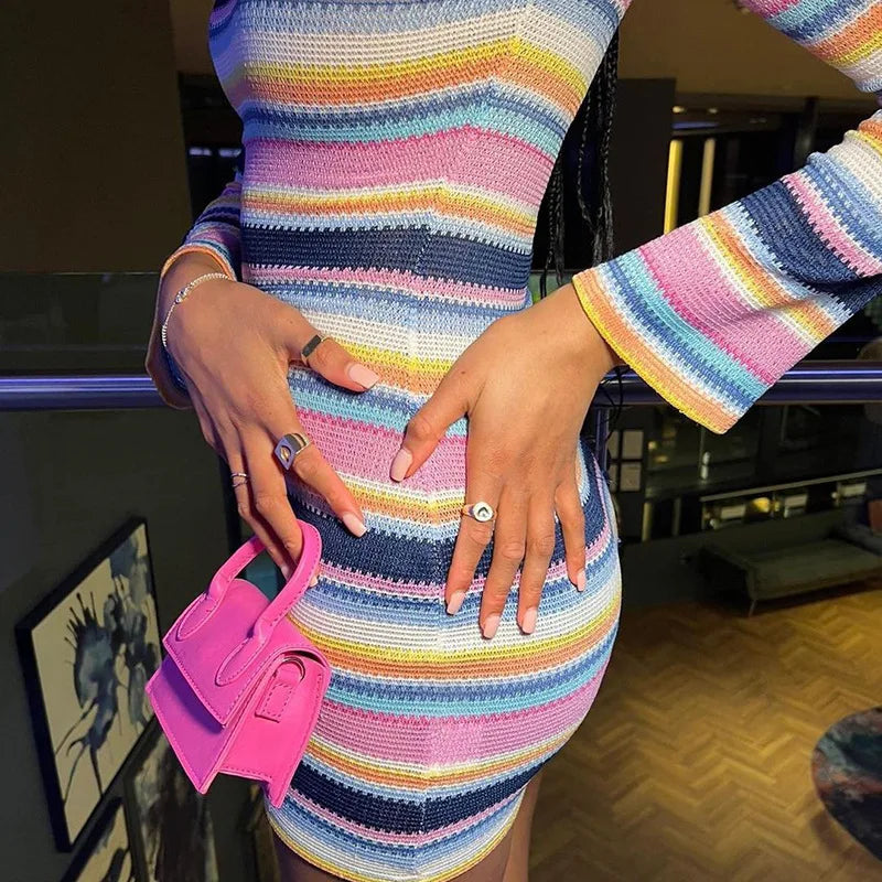 Off Shoulder Sexy Dress For Women Spring Fashion Mini Dress