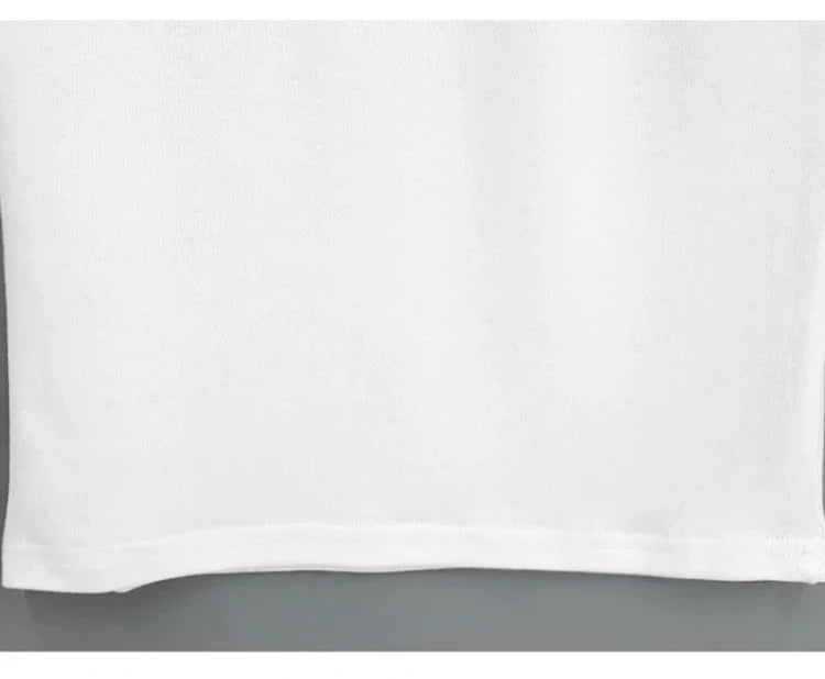 Korean Style Slim Fit Cotton Long Sleeve T Shirt for Women Soft Transparent Summer Tee