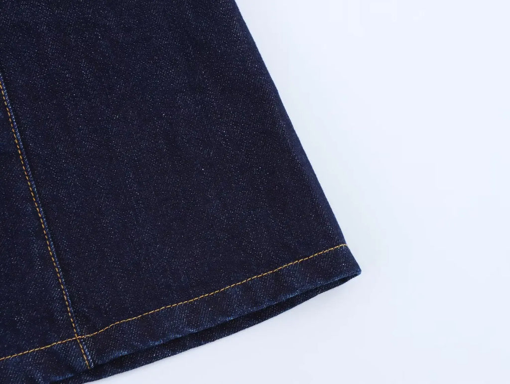 Sexy Mini Denim Dress For Women Party Evening Wear