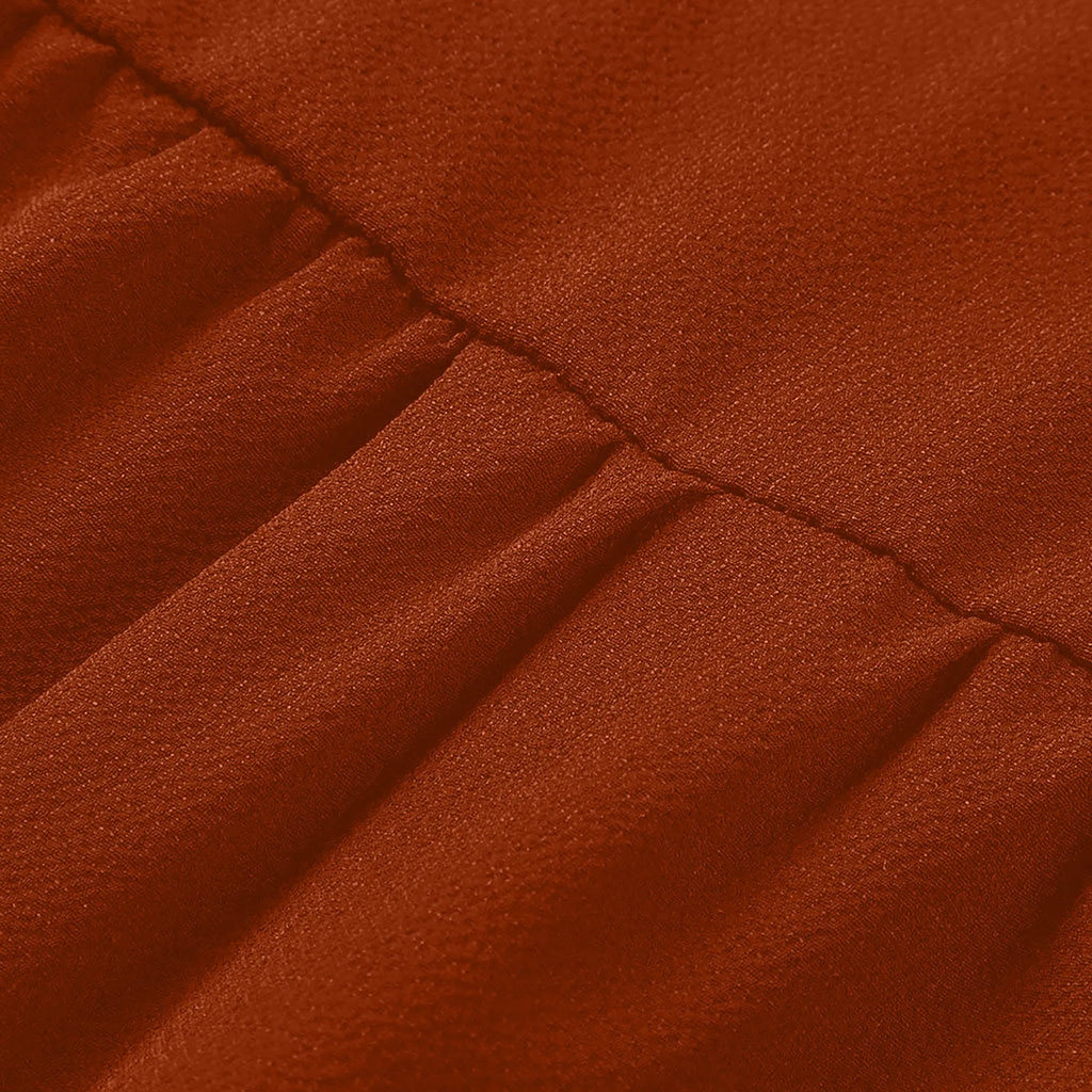 Womens V Neck Short Sleeve Loose Fit Dress Solid Color