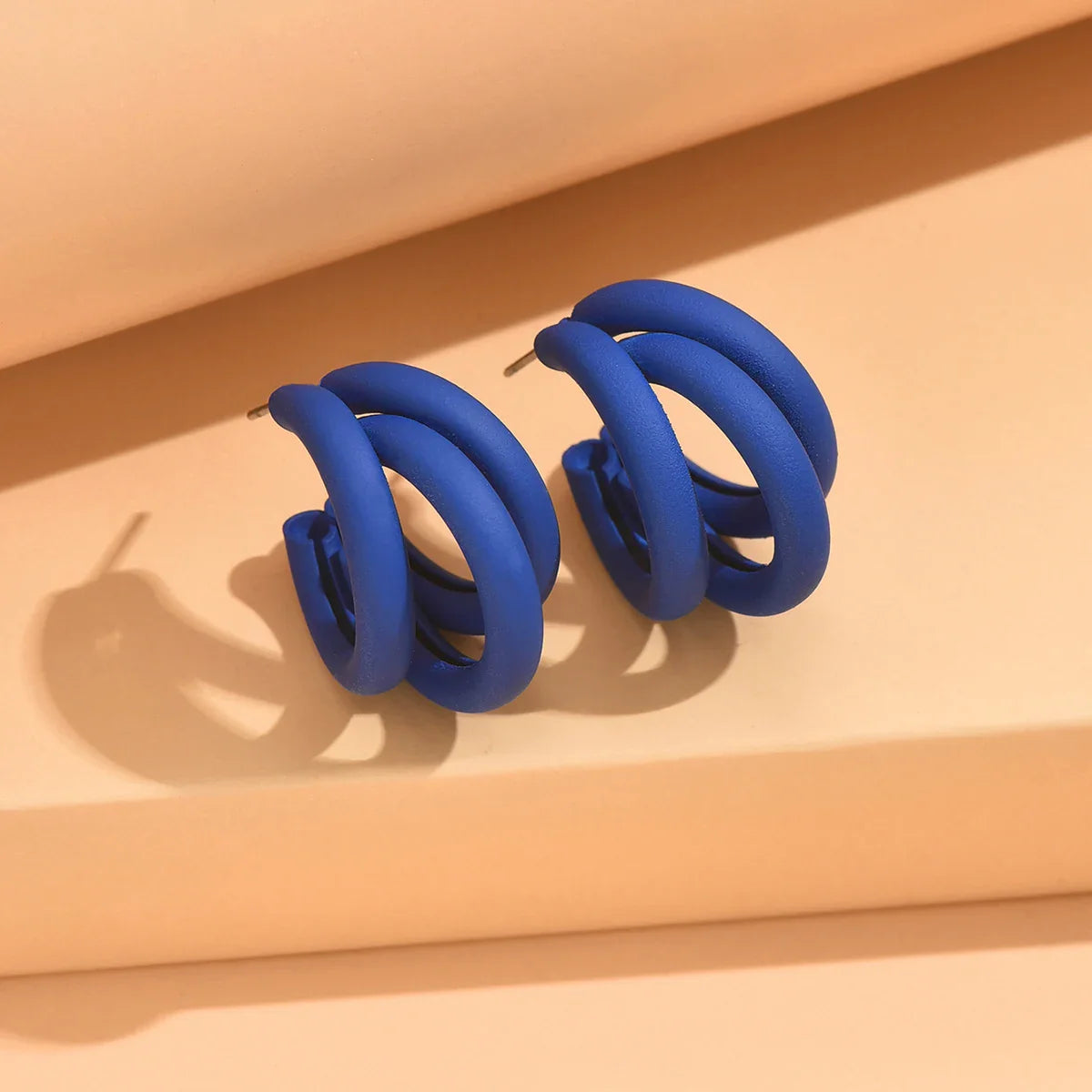 Elegant Gold Color Hoop Earrings for Women Vintage Geometric Statement Jewelry Gifts