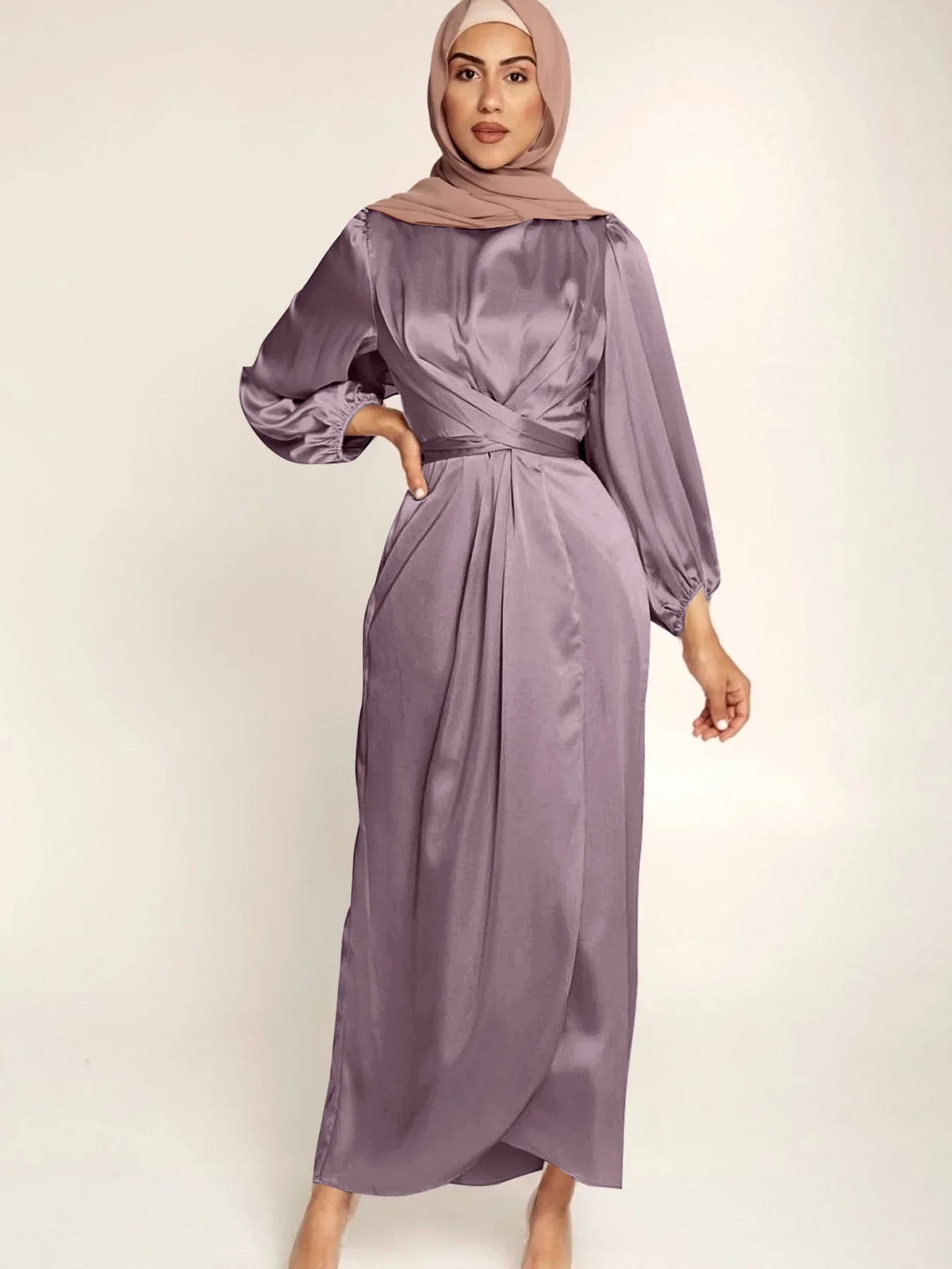 Soft Tunic Dress with Irregular Hem for Spring Women