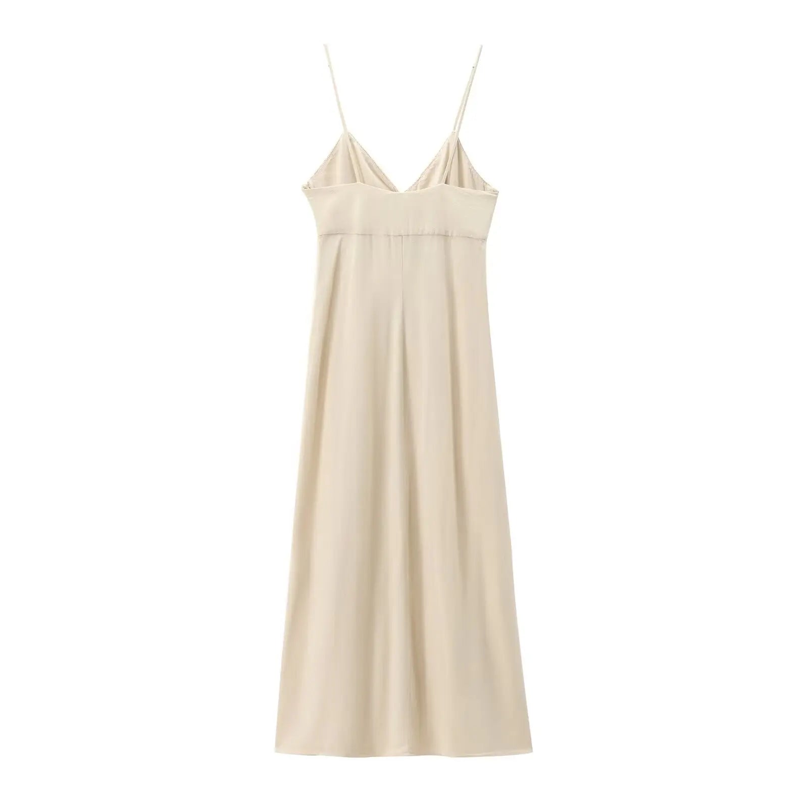Linen Blended Suspender Dress For Women Summer French