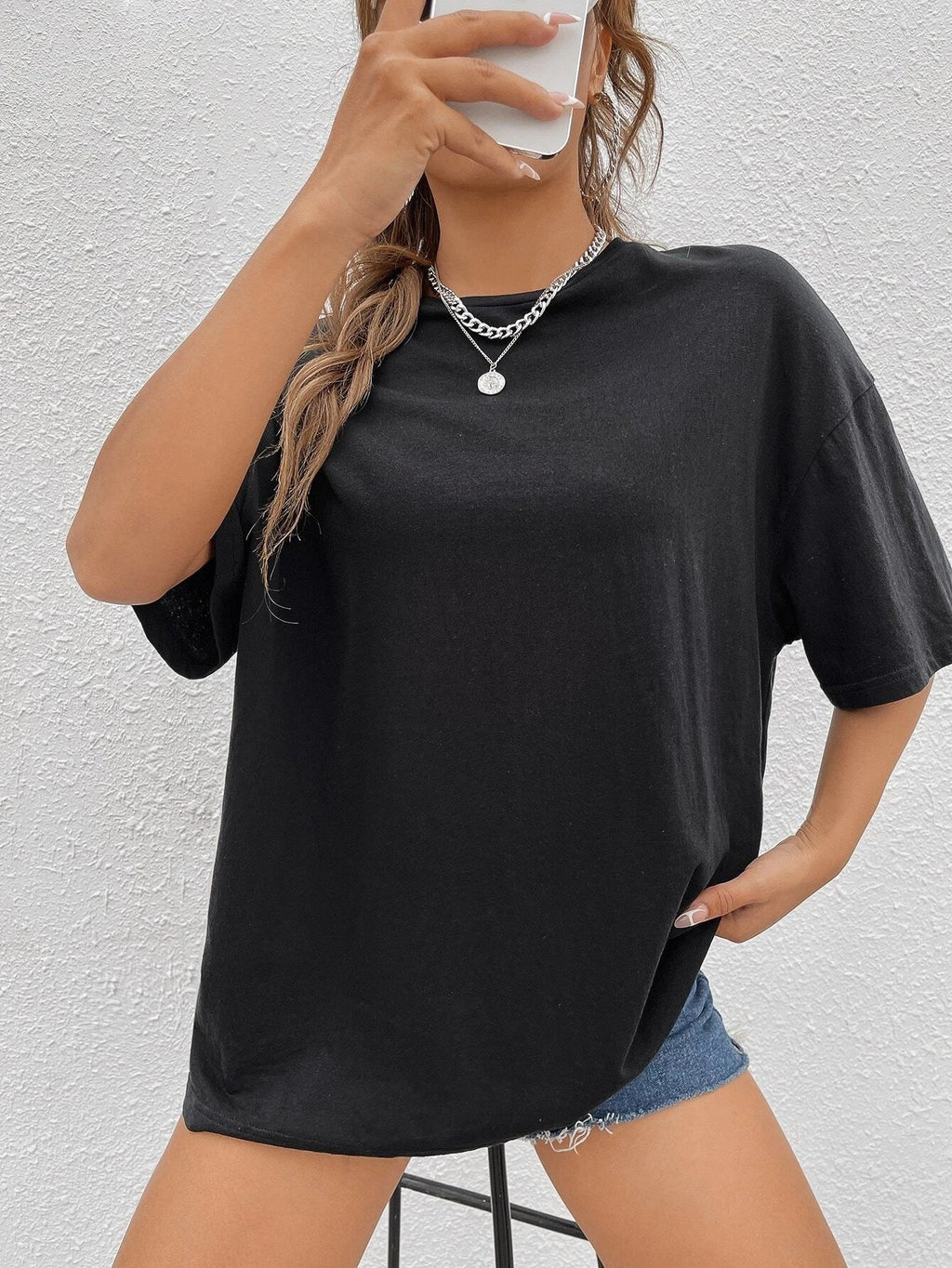 Sun And Moon Graphic Summer T-Shirt for Women Breathable Cotton Casual Short Sleeve O-Neck Tee