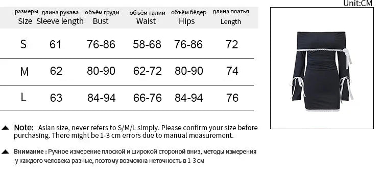 Black Lace Up Long Sleeve Knit Dress For Women Autumn