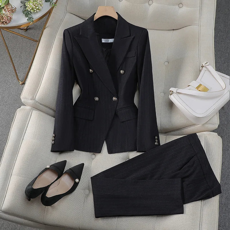 Blue Blazer for Women Professional Workwear Jacket