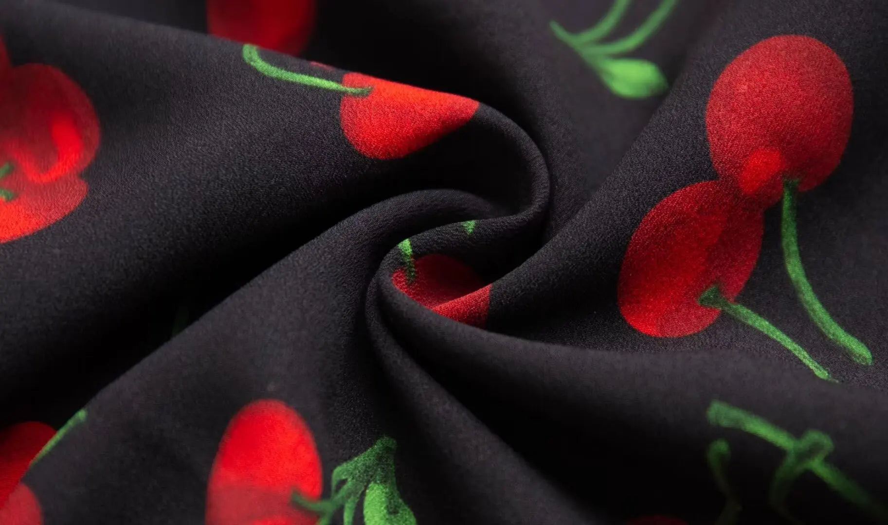 Cherry Print Backless Summer Floral Dress For Women