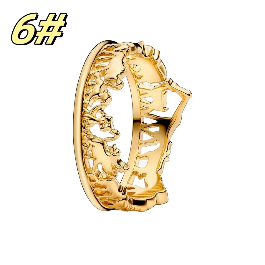 S925 Silver Simba Beads Charms for DIY Bracelet Jewelry Accessories