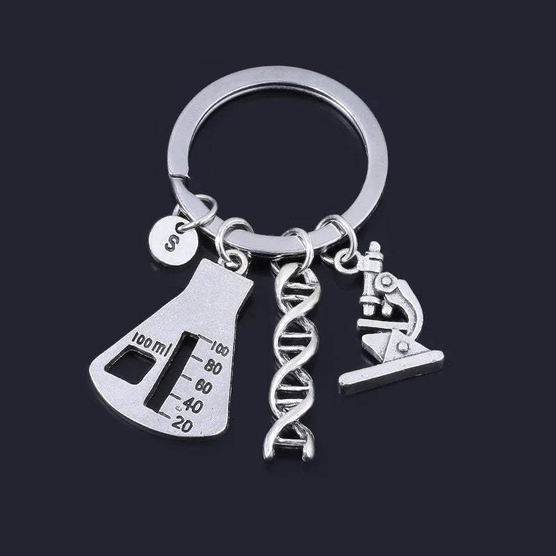 Dad's Hand Tools Keychain Pendant Gift for Father's Day Unique Keyring Jewelry for Men