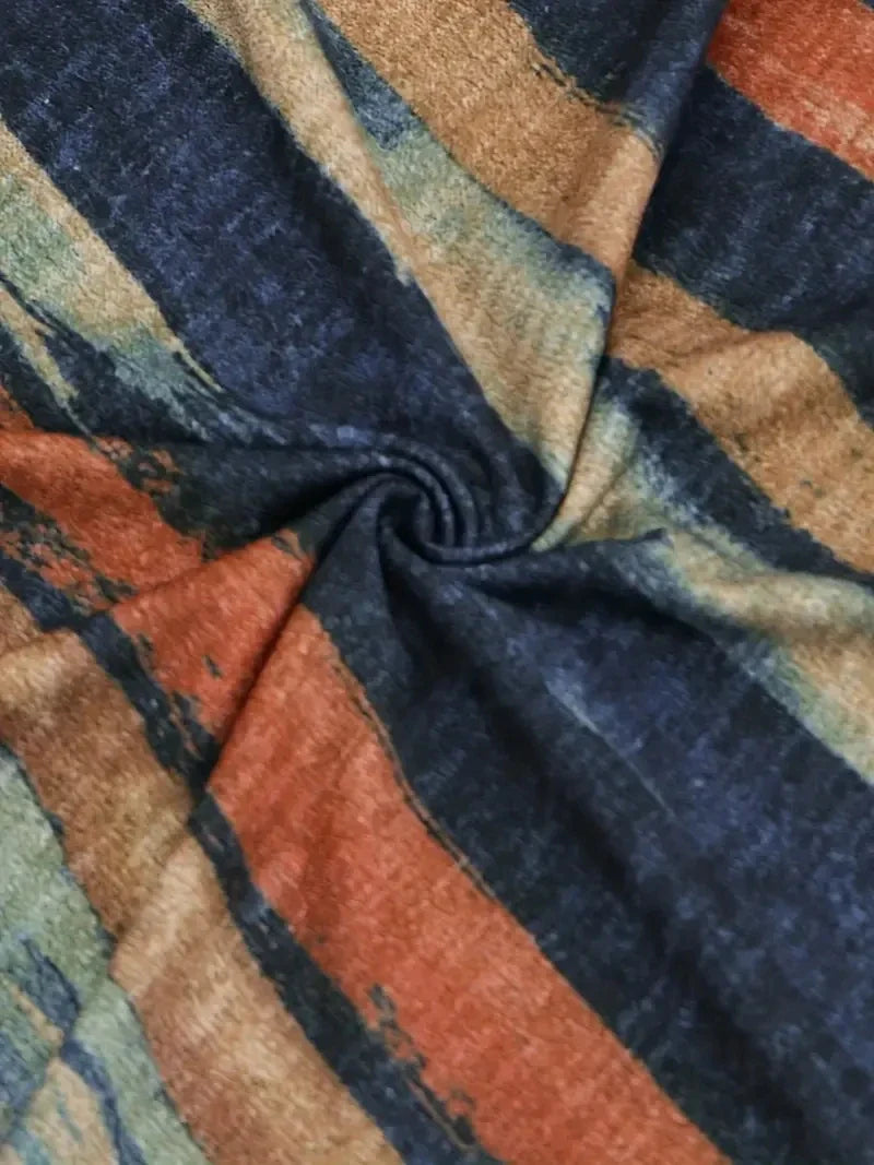 Ethnic Print Casual Dress For Women Summer Fashion