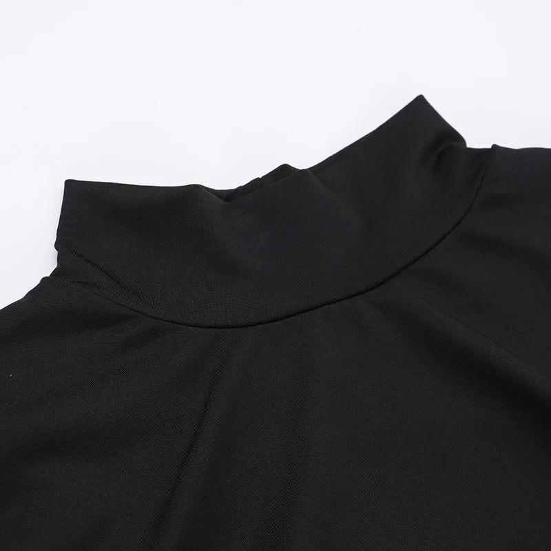 Backless Black Maxi Dress for Evening Party Women Chic