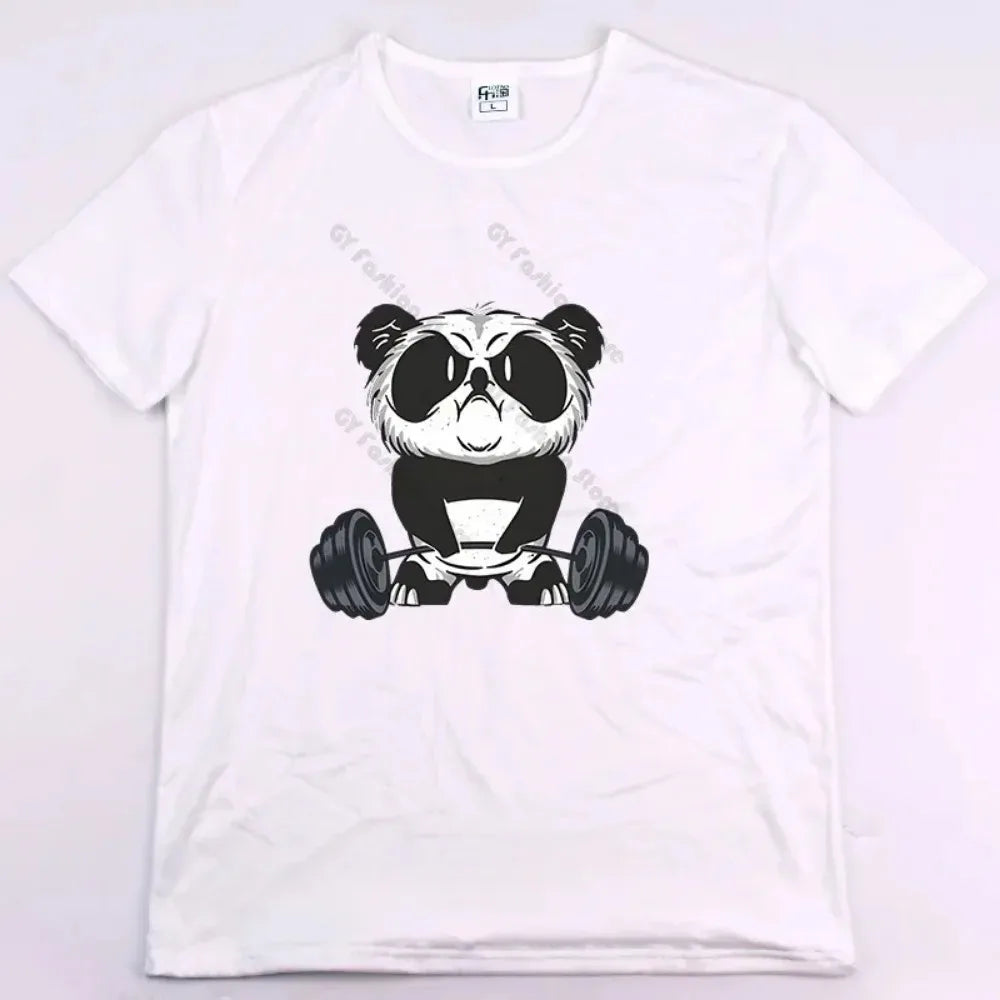 Buns of Steel Funny Gym Rat Bodybuilding Oversized T Shirt for Men Casual Short Sleeve Fitness Apparel