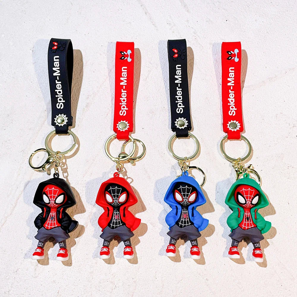 Spider-Man Keychain Cartoon Comics Pendant Jewelry Gift for Friends