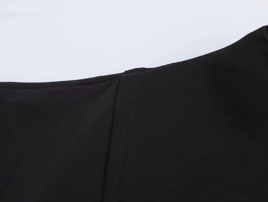 Womens Pleated Sleeveless Party Dress with Back Zipper