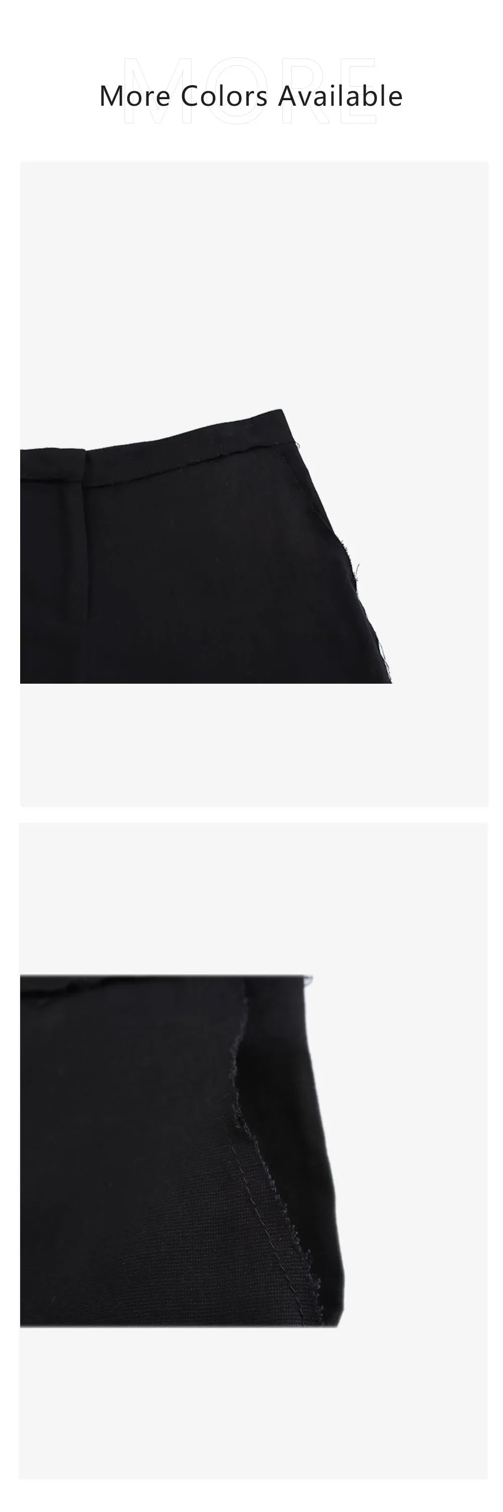 Chic Black Double Breasted Vest and Straight Leg Long Casual Shorts Set for Women Stylish Versatile Autumn Outfit