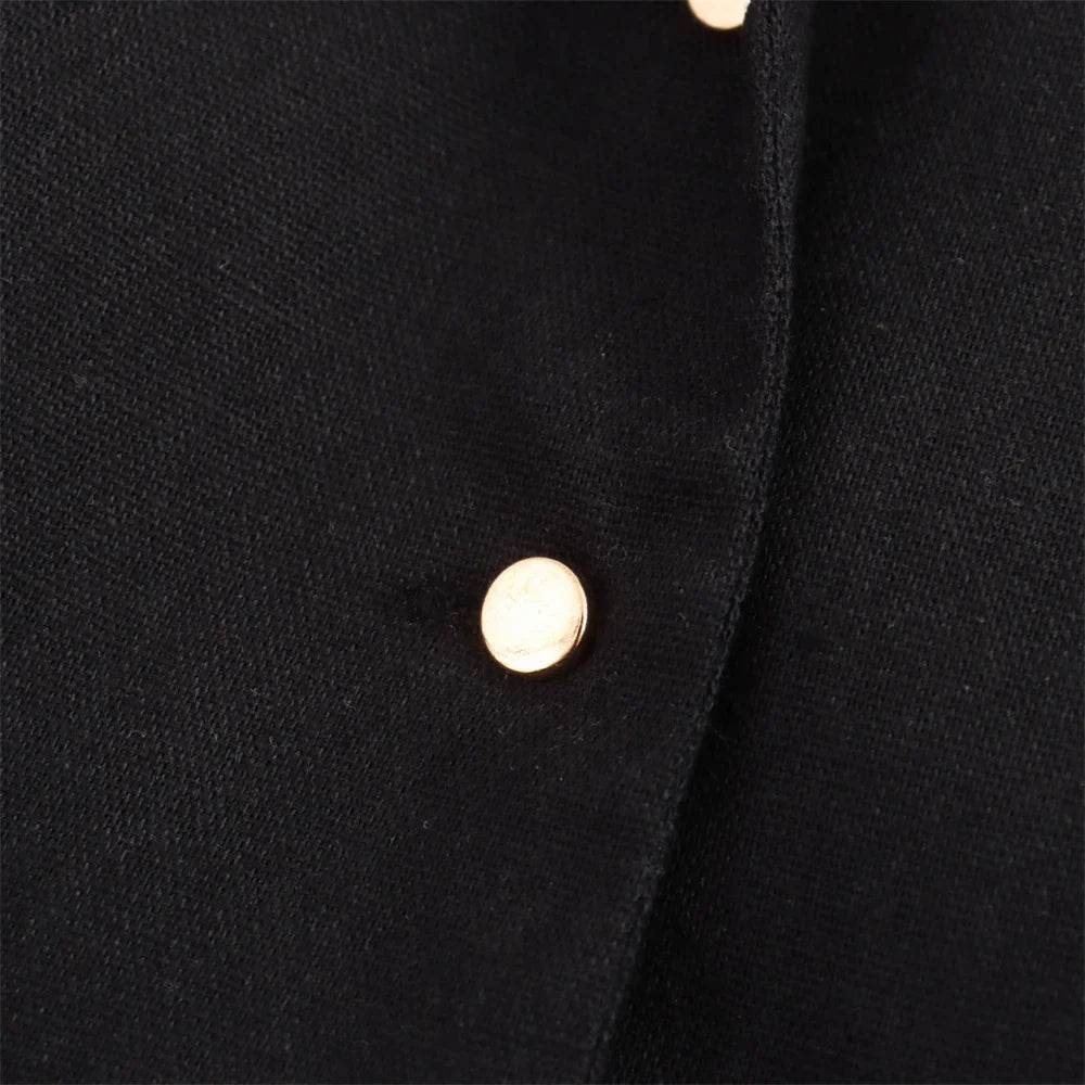 Elegant Linen Blend Belted Midi Dress Sleeveless Women