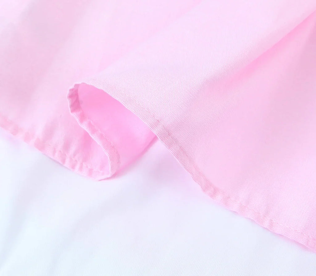 Women's Pink Patchwork Cropped Shirt Long Sleeve Button-Up Blouse Trendy Streetwear Top for Ladies