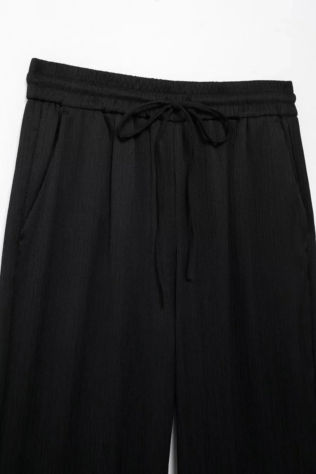 Elegant Women Blazer Pant Suit Set with Wrinkle Effect Double Breasted Long Sleeve Coat and Straight Trouser for Office Wear