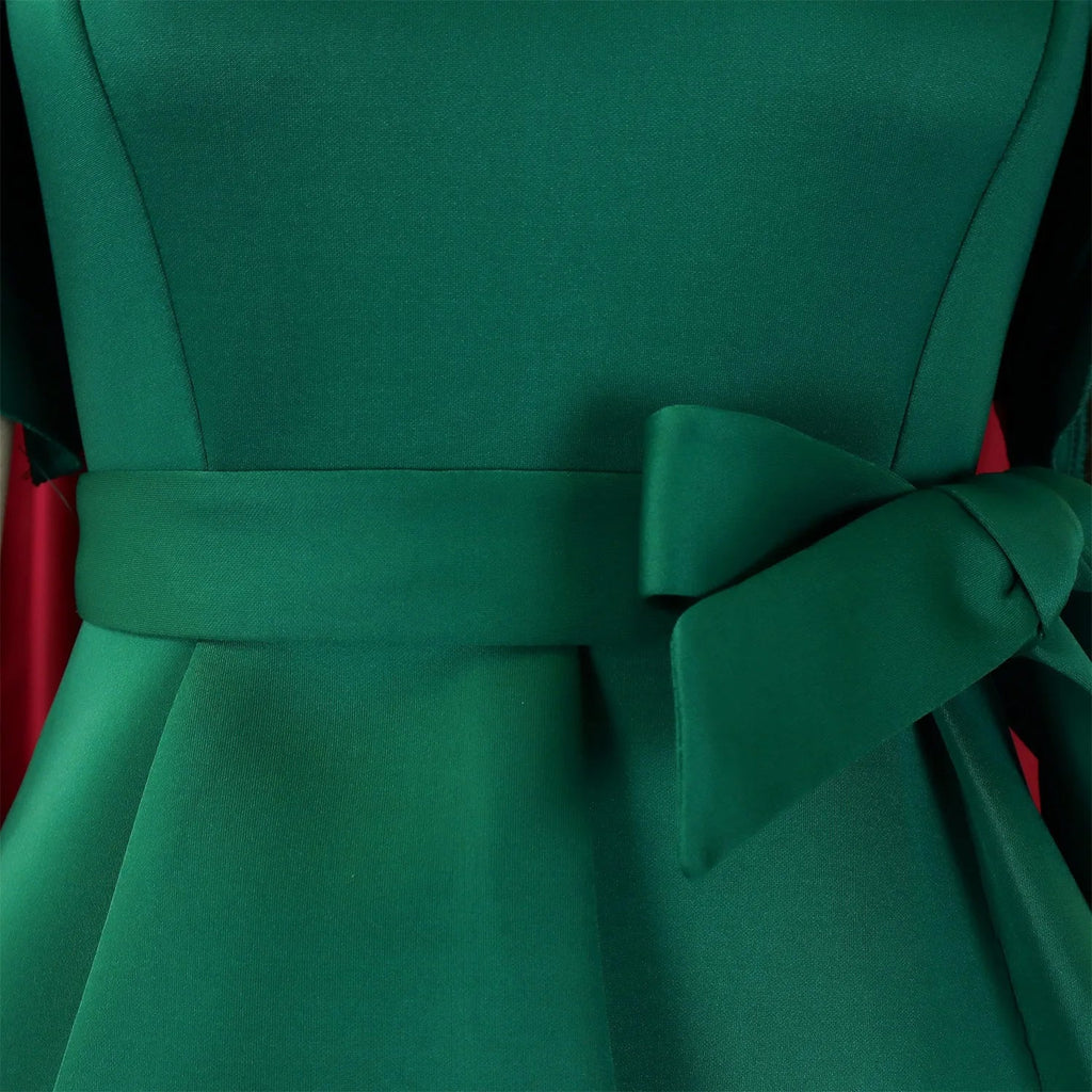 V Neck Bodycon Midi Dress With Ruffle Sleeves For Women