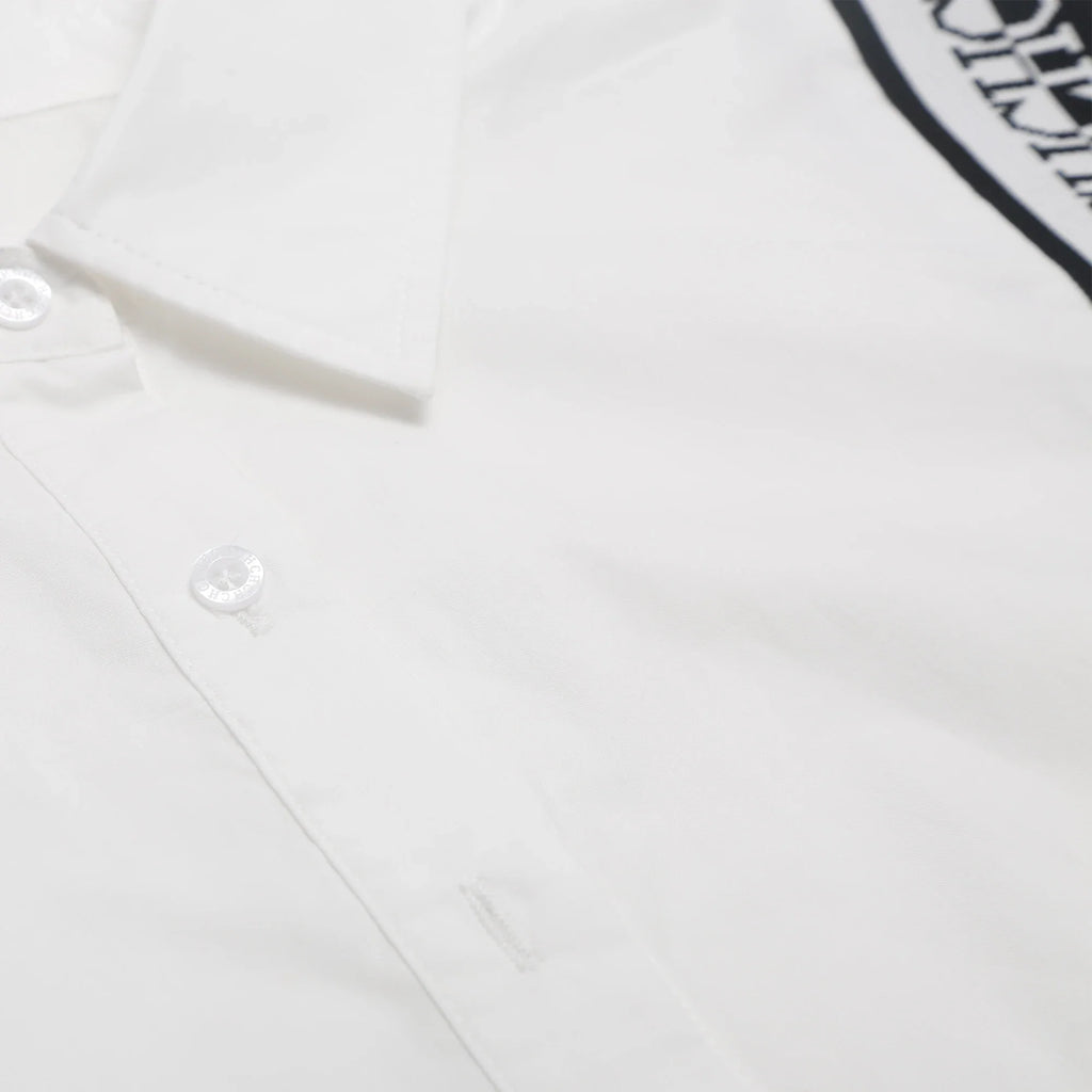 Women's Blue Striped Splicing Business Commuter Top with Stylish Bottom Shirt Design