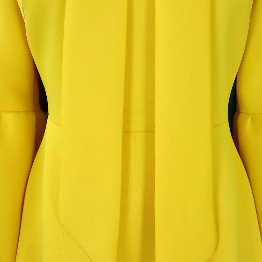 Elegant A Line Midi Dress With Bow Collar For Party