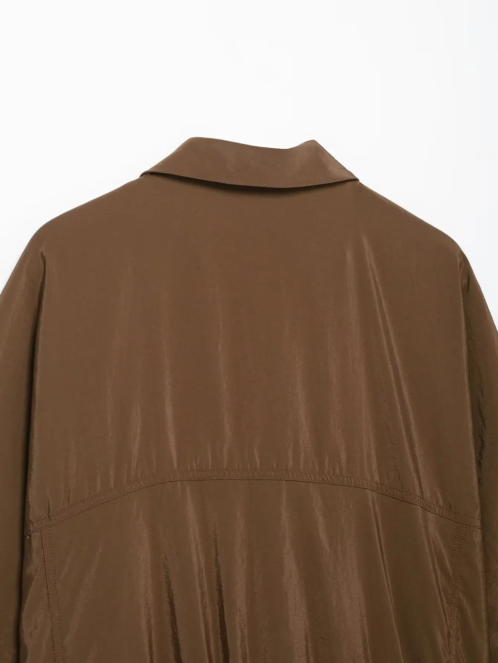 Women's Chic Pleated Tops and Trousers Set with Lapel Long Sleeves and High Waist Pants for Spring Summer Fashion