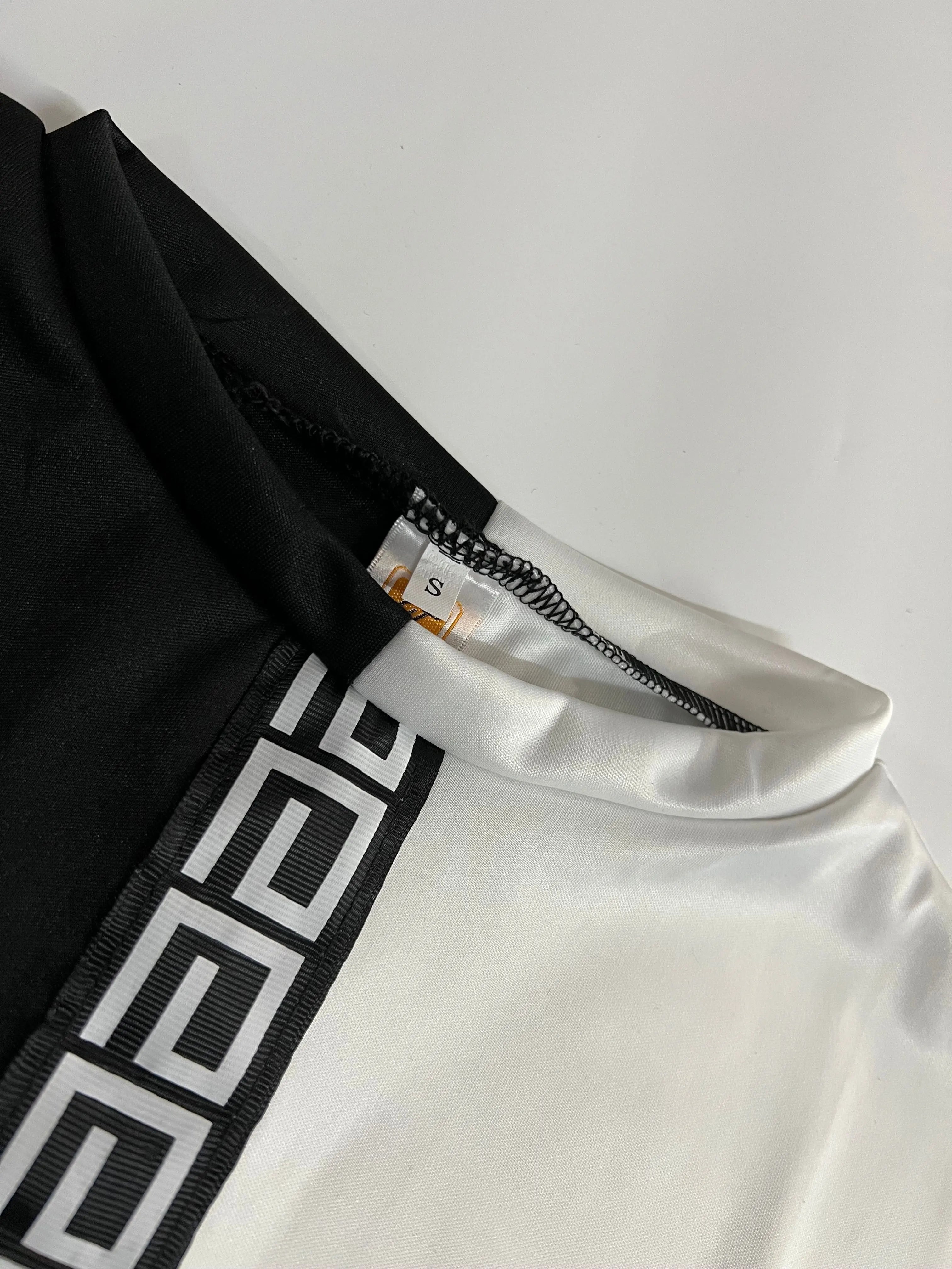 Women's Fashion Contrast Printed Long Sleeve Loose Casual Suit for Autumn and Winter