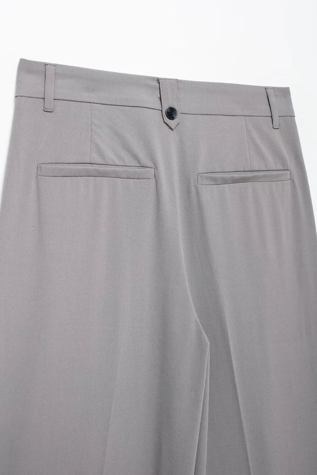 Women Solid Pant Sets with Adjustable Back Strap and V-Neck Vest High Waist Trousers Fashion Outfit