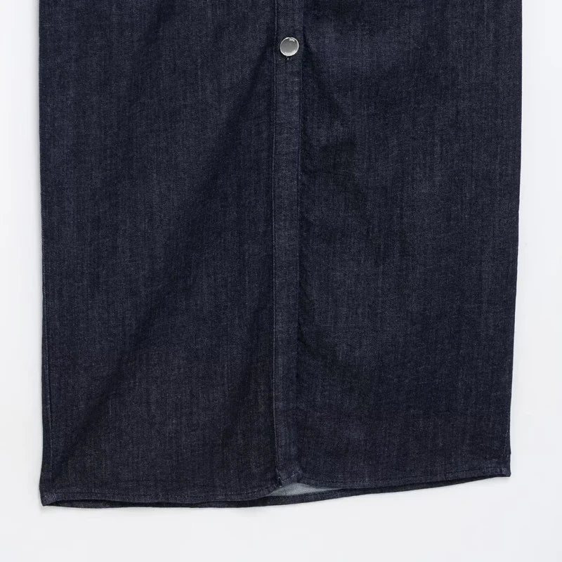 Elegant Blue Midi Dress With Ruffles And Corset Details