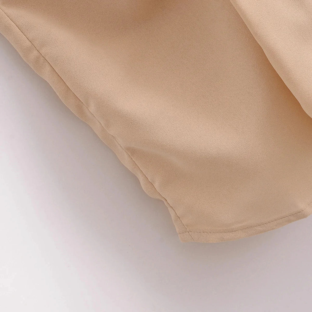 Women Elegant Solid Waist Draped V Neck Evening Dress