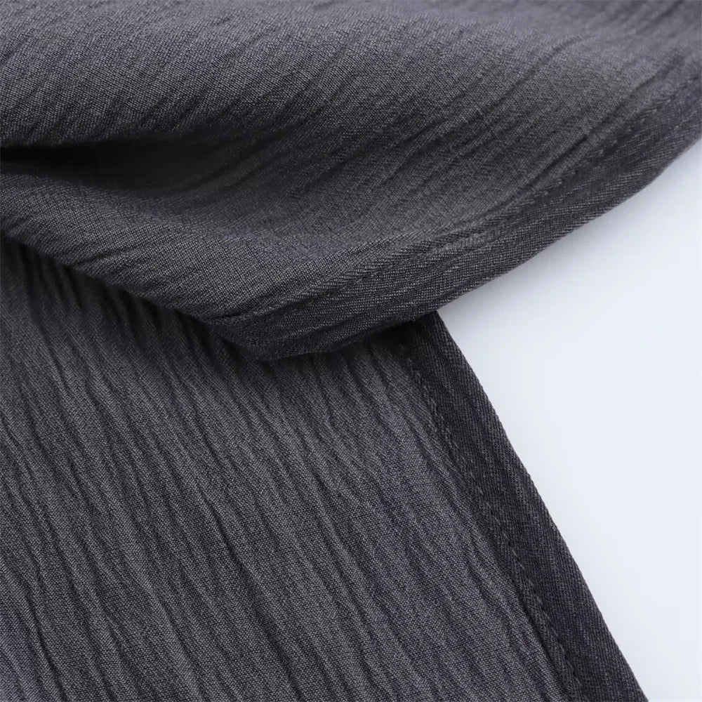 Women's Fashion Casual V-neck Long Sleeve Lace Coat and Wide Leg Pants Set