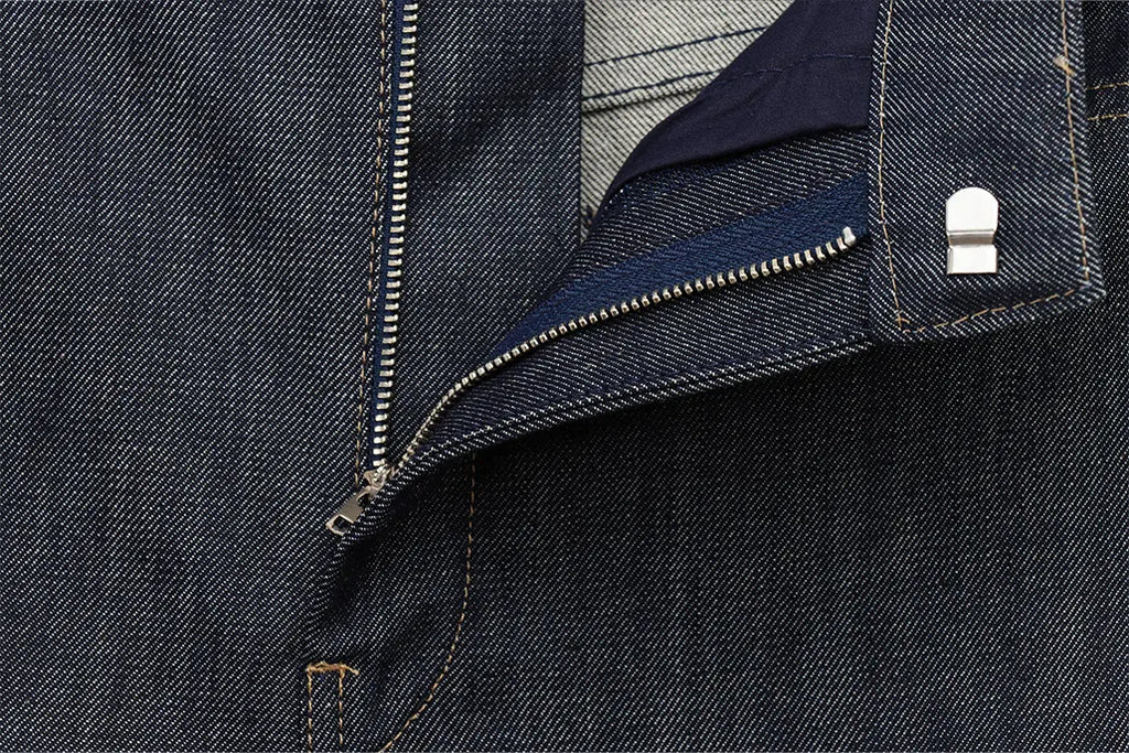 Women's Denim Jacket and Pants Set with Long Sleeve Blazer, Strapless Vest, and Straight Leg Jeans Fashion Outfit