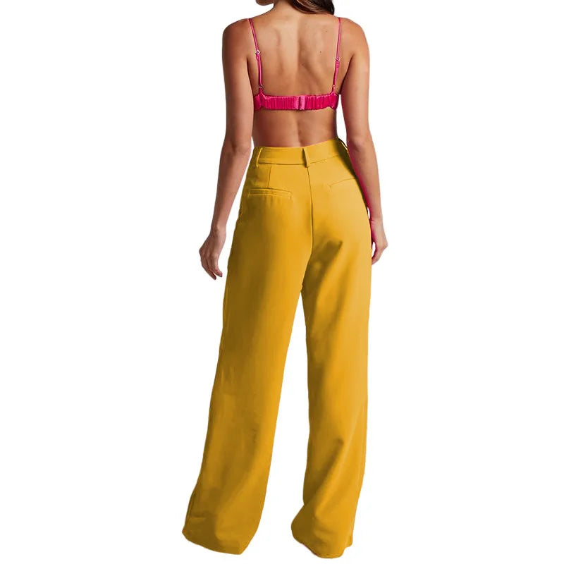 Women Blazer Set Two Piece Suit For Office And Trendy