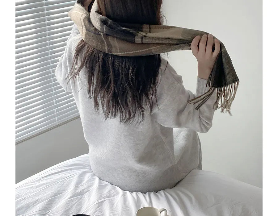 Cozy Turtleneck Sweater Dress For Women Knitted Long Sleeve