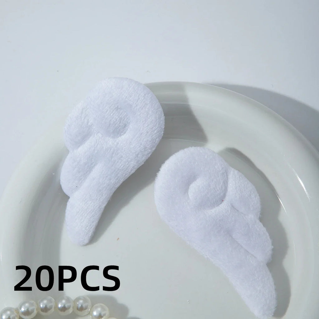 2Pcs Angel Wing Hair Clips Cute Plush Barrettes for Girls Party Wedding Birthday Accessories