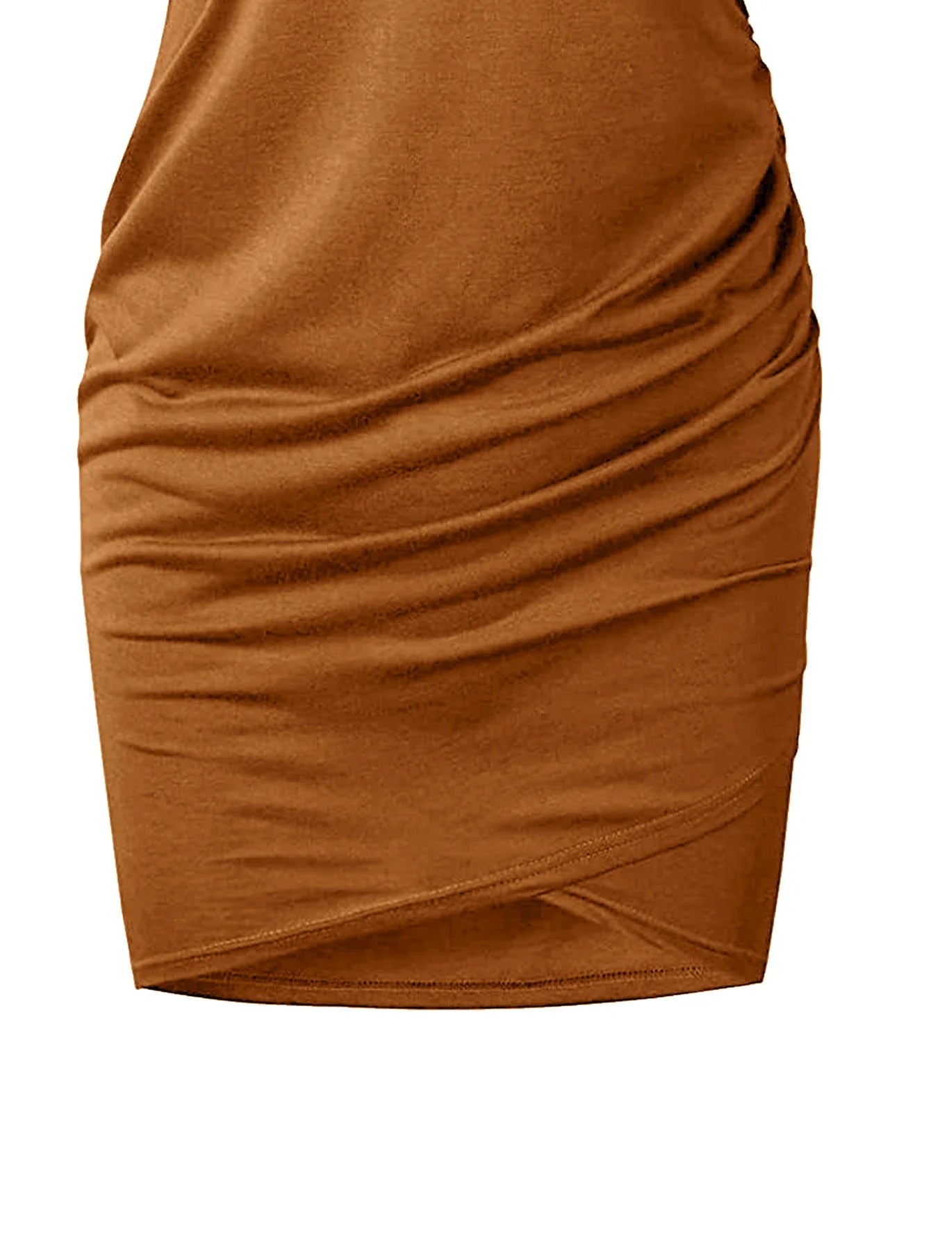 Solid Color Knee Length Sleeveless Summer Skirt For Women