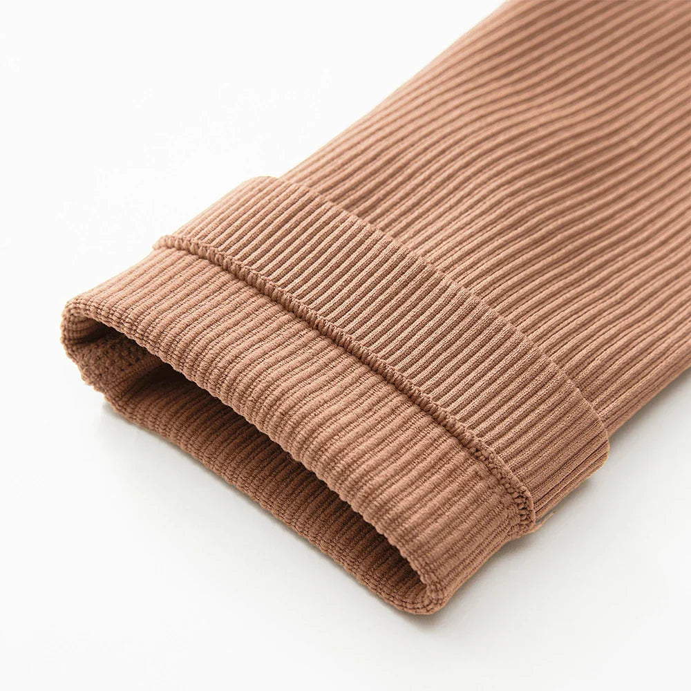 Bodycon Slim Fit Zipper Jumpsuit for Women Casual Brown Fitness Romper Streetwear Playsuit Overall