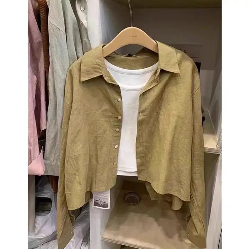 Lightweight Summer Women's Sun Protection Long Sleeve Shirt Solid Color Breathable Beach Holiday Top Sunproof UV Shield Clothing