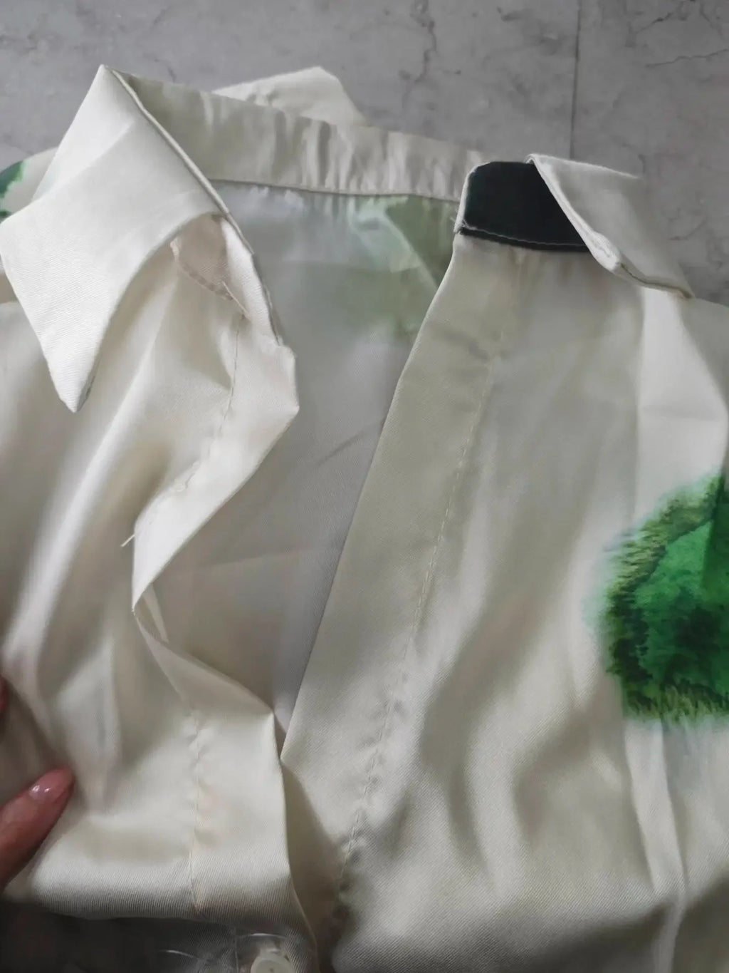 Floral Print Button-Up Shirt and Elastic Waist Wide Leg Pants Summer Set for Women