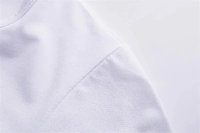 Goose Letter Print Casual T-Shirt for Women, Short Sleeve Crew Neck Top for Spring and Summer