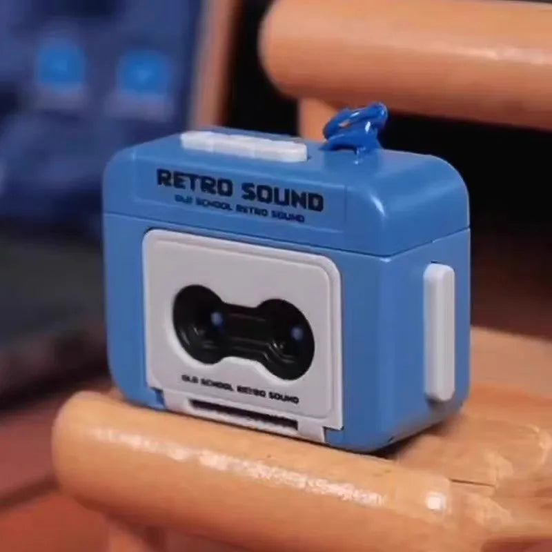 Mini Portable Retro Music Box Keychain Pendant Gift for Friends and Family