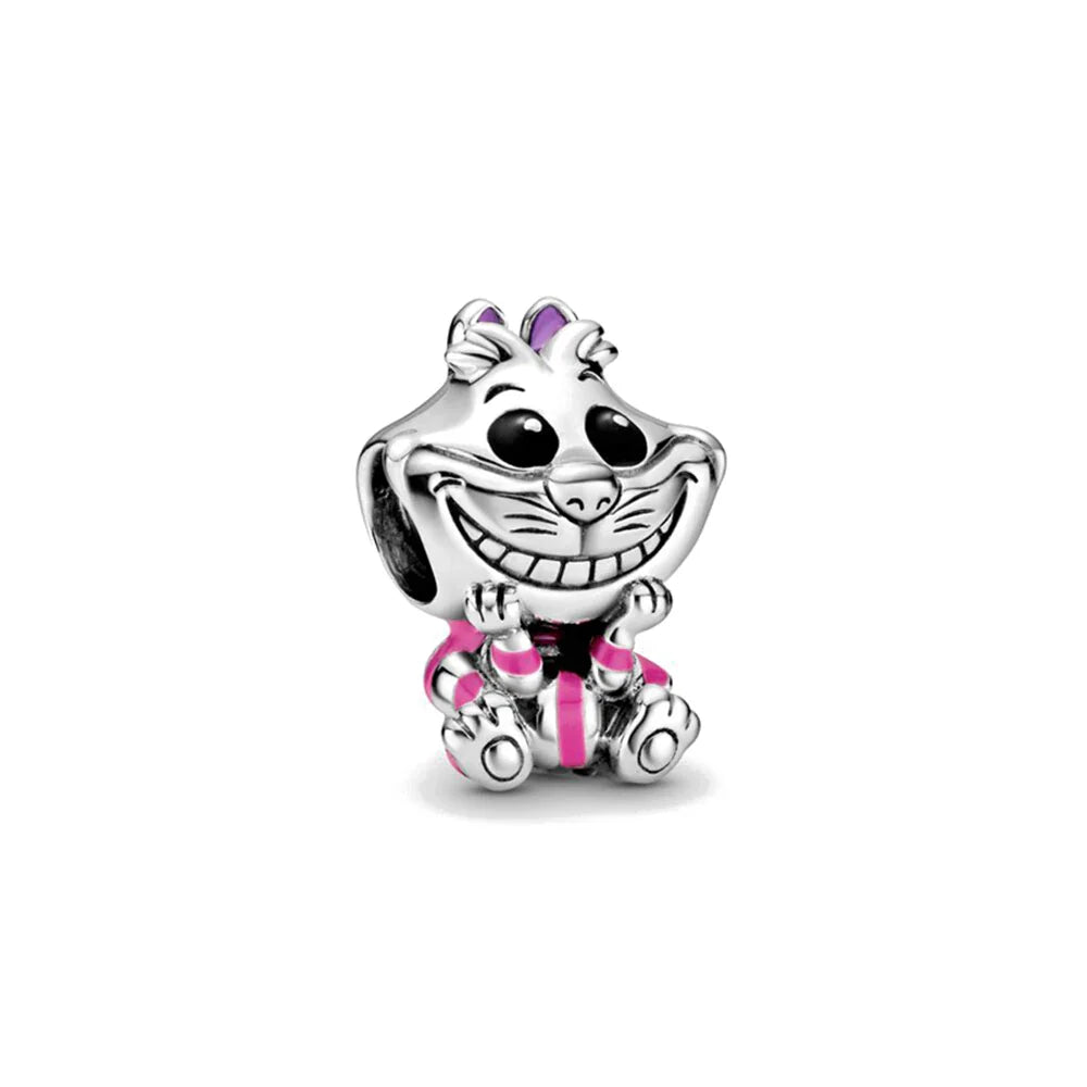 Mickey Mouse Minnie Mouse Sterling Silver Charm Beads for Bracelets